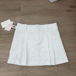 Aritzia White Pleated Skirt Sunday Best